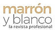marron y blanco