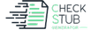 Check Stub Generator