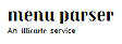 Menu Parser