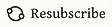 Resubscribe