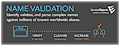 DOTS Name Validation