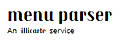 Menu Parser