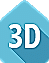 Interior Design 3D logo