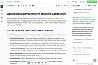 Draft tailored contracts with AI 
