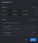 Add Individual Alerts