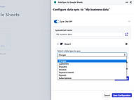 Configure Data
