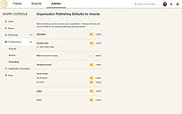 Publish Content Organization