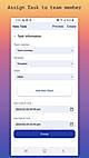 Assign Task to Team Members
