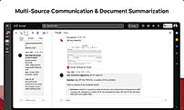 Multi-Source Communication and Document Summarization
