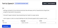 Text to Speech