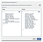 Sample Request and Response