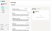 Screen feed items