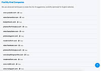 Find My Rival/Competitor Companies