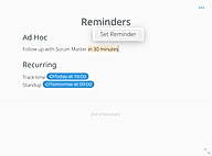 Reminders