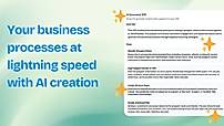Business Process with AI creation