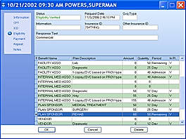 Online Eligibility Verification screenshot