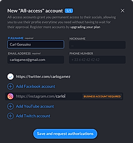 Across screenshot
