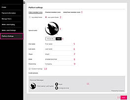 Platform Settings