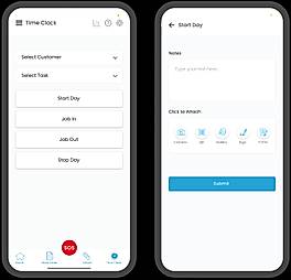 Clock In-Clock Out- Mobile App