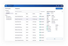 Integrations screenshot