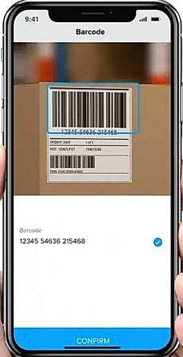 Bar code Scanner using aniline