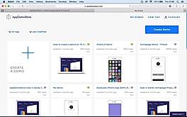 AppDemoStore : Demo creation screenshot