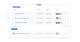 Tasks screenshot