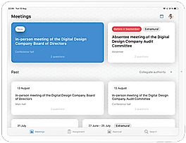 Meetings screenshot