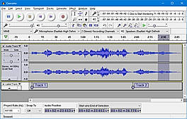 Audacity screenshot