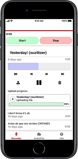 AudioPile screenshot