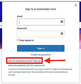 Sign Up