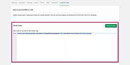 Custom Code