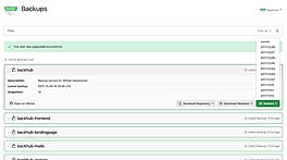 BackHub screenshot