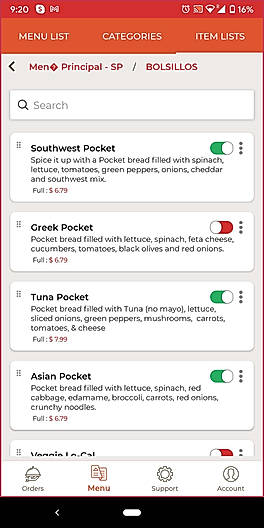 Item Lists