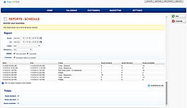 New Schedule Report