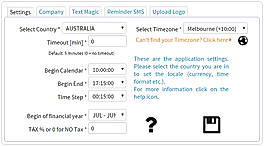 Application Setting
