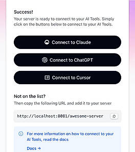 Connect Tools (Step-2)