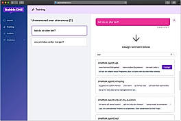 Bubble CMS : Chatbot Training screenshot