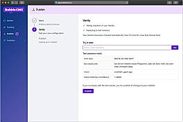 Bubble CMS : Verify screenshot