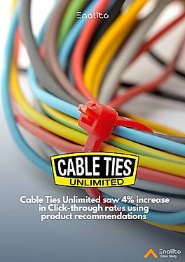 Cable Ties Unlimited saw 4% increase in Click-through rates using product recommendations