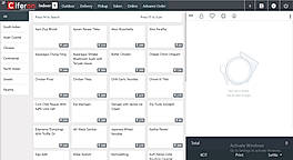 POS Menu screenshot