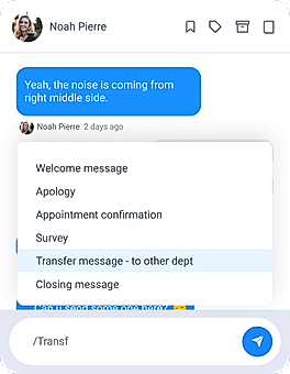 Conversations Template Replies