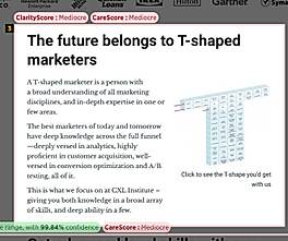 Quantified data