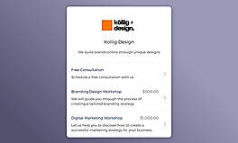 Customized Booking