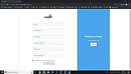 Daton  : Sign-up screenshot