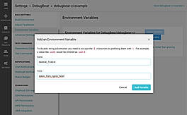 Environment variables