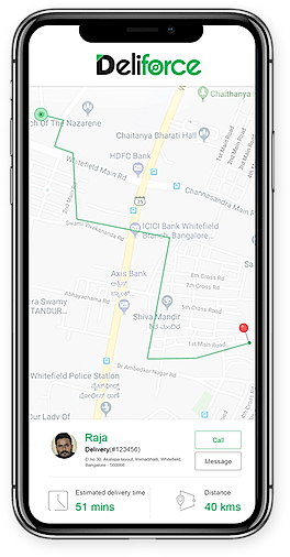 Deliforce : Real-time updates screenshot