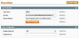 DiamanteDesk config
