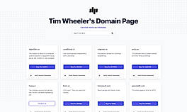 DomainPage screenshot
