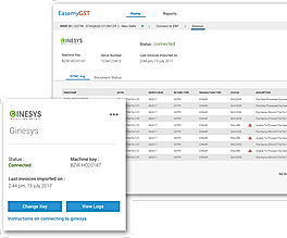 ERP synchronisation for auto-upload of Invoices